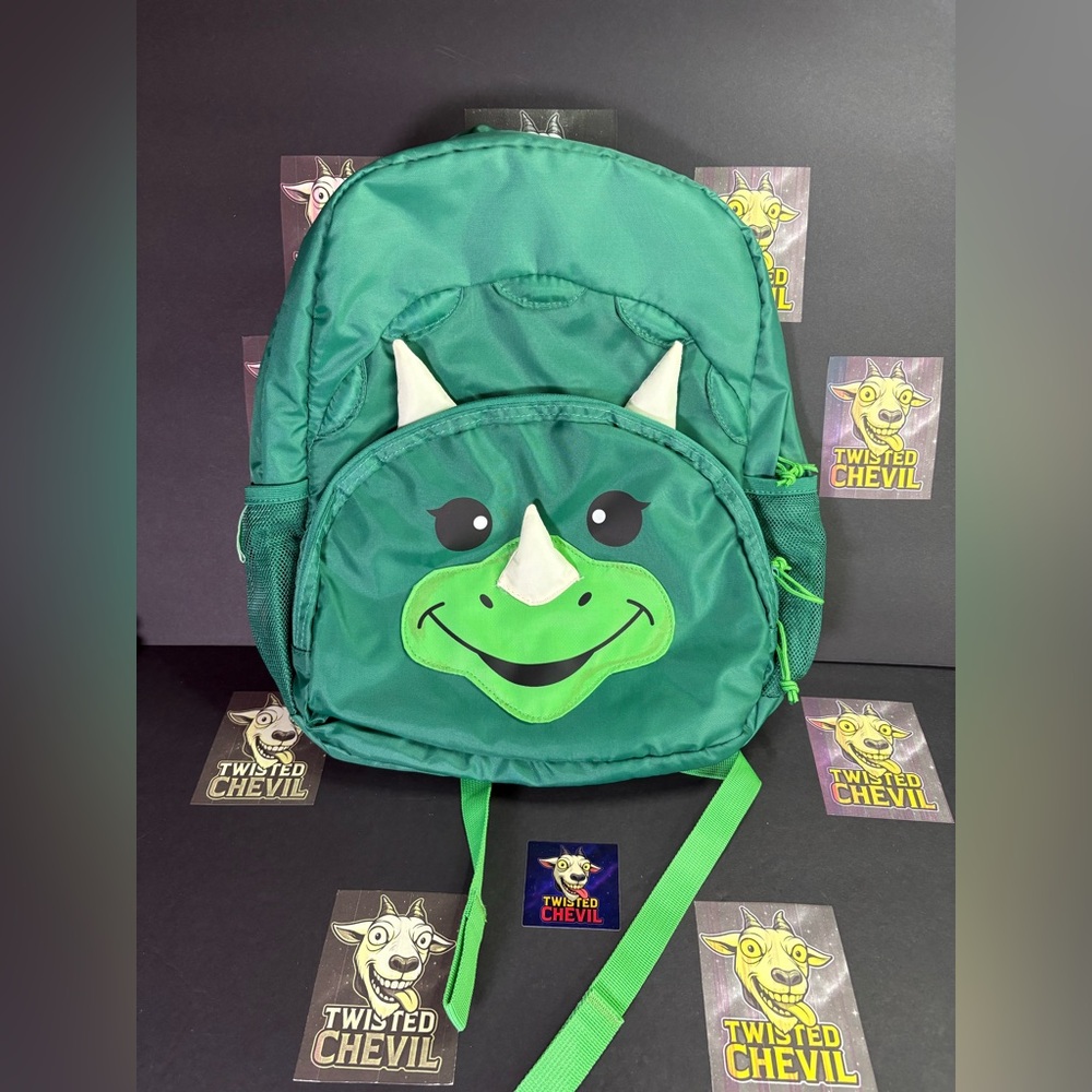 Firefly Outdoor Chip The Dinosaur Kids Backpack Bag 14" x 11" x 4.5" (STAINED)